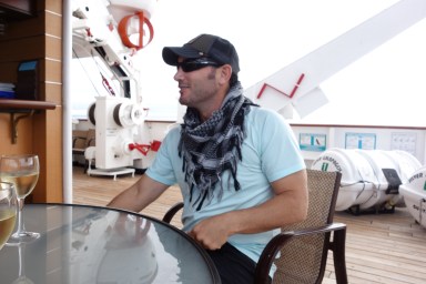 Greg Wrapping with dudes