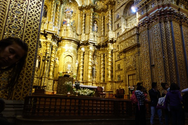 Iglesia de La Compania de Jesus - So much gold!