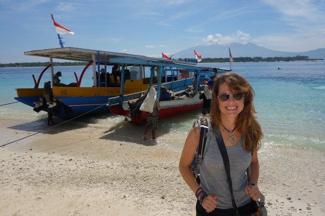 Landing on Gili, only one way to do it