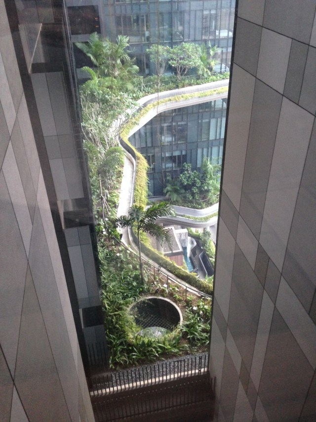 View from our hotel down a few floors!  So cool!